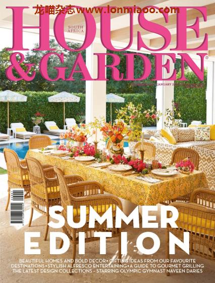 [南非版]Conde Nast House & Garden 装饰庭院设计杂志 2021年12-2022年1月刊